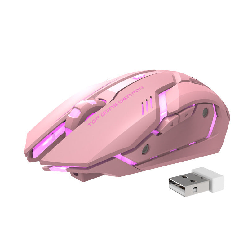 LoomTech™ T1 Wireless Gaming Mouse – Silent Rechargeable Mouse with Wireless Charging & Ergonomic Design