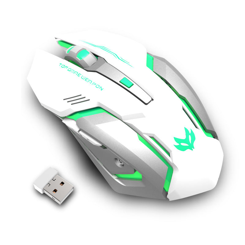LoomTech™ T1 Wireless Gaming Mouse – Silent Rechargeable Mouse with Wireless Charging & Ergonomic Design