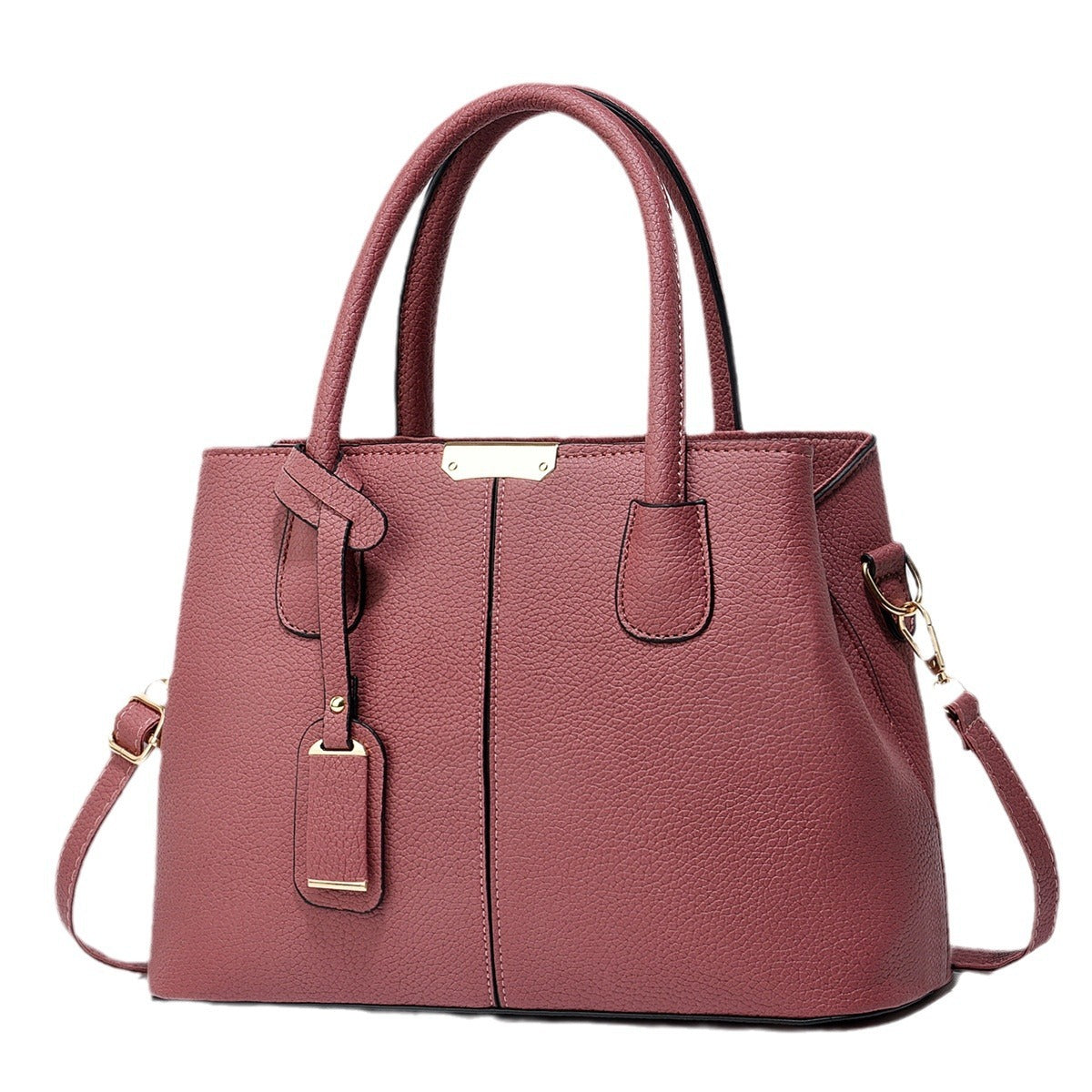 LoomTech™ Women’s PU Leather Tote Bag – Large Capacity Shoulder & Crossbody Handbag