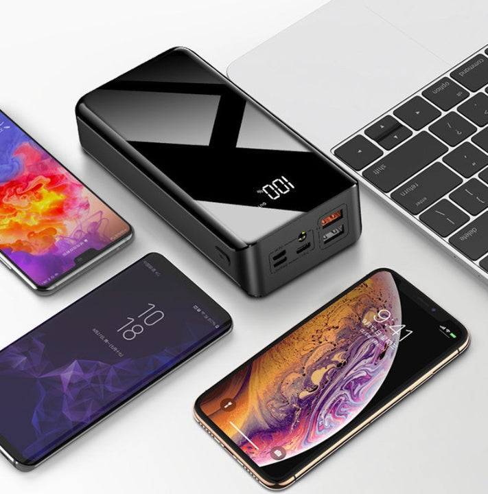LoomTech™ 30,000mAh Power Bank – Dual USB Fast Charger with LCD Digital Display