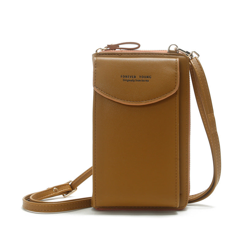 LoomTech™ PU Leather Crossbody Handbag – Smart, Stylish, and Functional