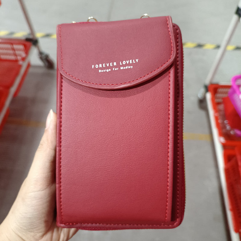 LoomTech™ PU Leather Crossbody Handbag – Smart, Stylish, and Functional