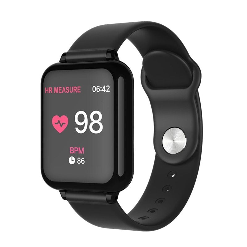 LoomTech VibeFit™ — Smart Sports Watch with 1.3" IPS Color Screen, Health Tracking, Message Alerts & iPhone Compatibility