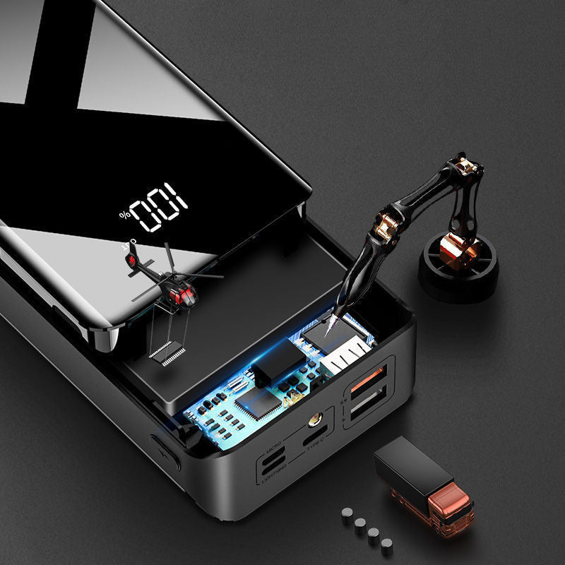 LoomTech™ 30,000mAh Power Bank – Dual USB Fast Charger with LCD Digital Display