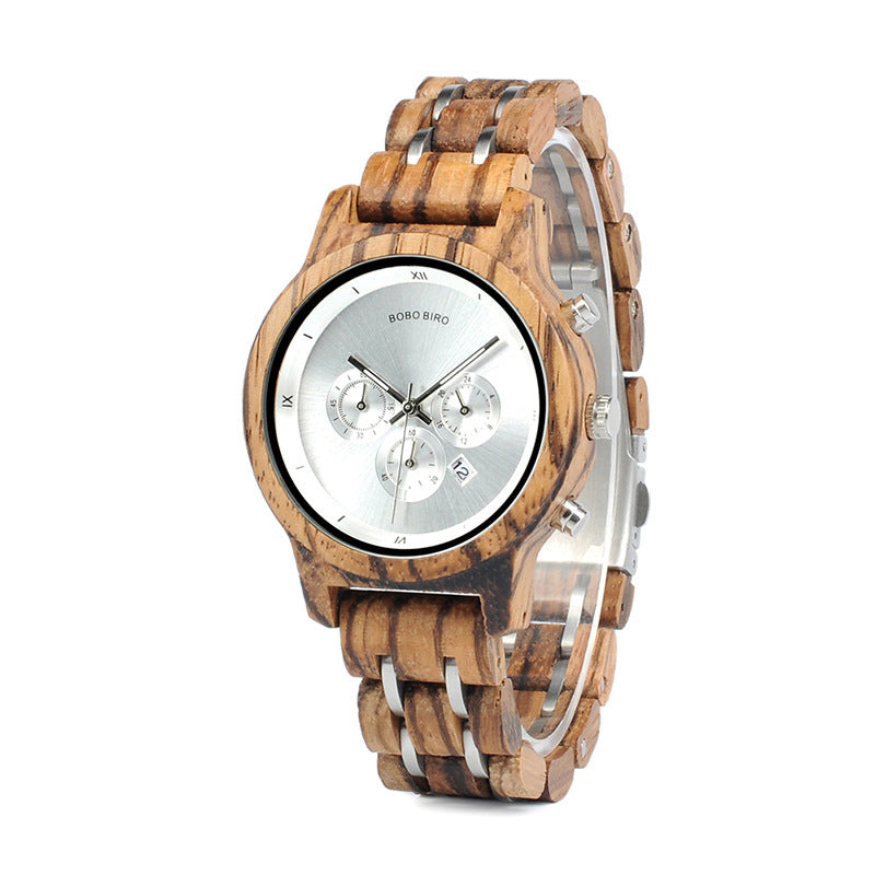 LoomTech TimberTime™ — Men’s Wooden Watch for Business & Casual Style | Handcrafted Eco-Luxury Timepiece