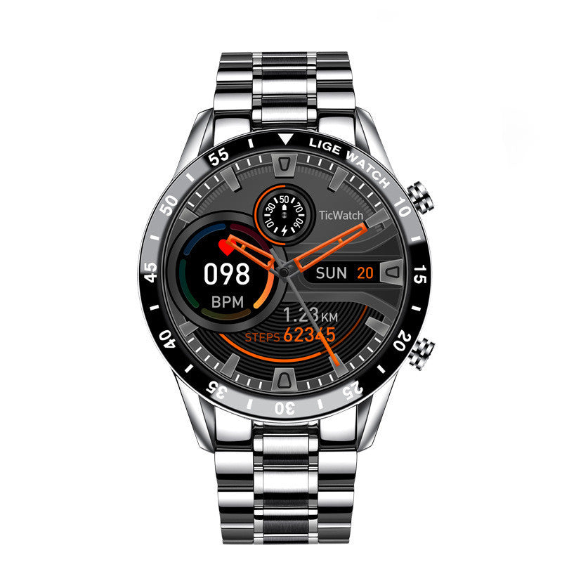 LoomTech BW0189™ — Multifunctional Smartwatch with Bluetooth Calling, Fitness Tracking, Heart Rate & Blood Pressure Monitor (30M Waterproof)