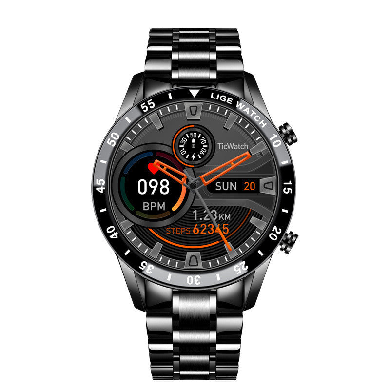 LoomTech BW0189™ — Multifunctional Smartwatch with Bluetooth Calling, Fitness Tracking, Heart Rate & Blood Pressure Monitor (30M Waterproof)