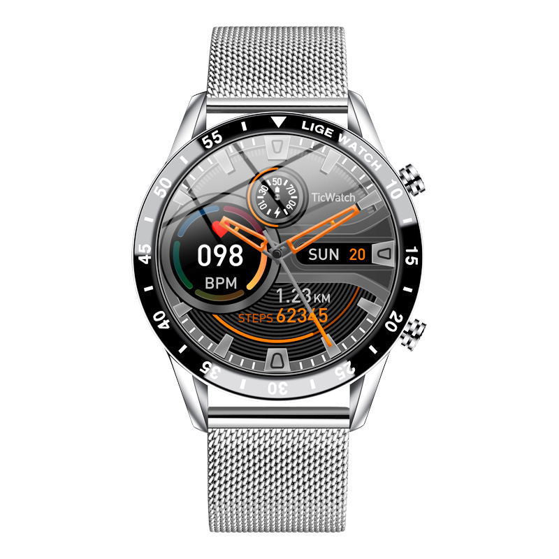 LoomTech BW0189™ — Multifunctional Smartwatch with Bluetooth Calling, Fitness Tracking, Heart Rate & Blood Pressure Monitor (30M Waterproof)