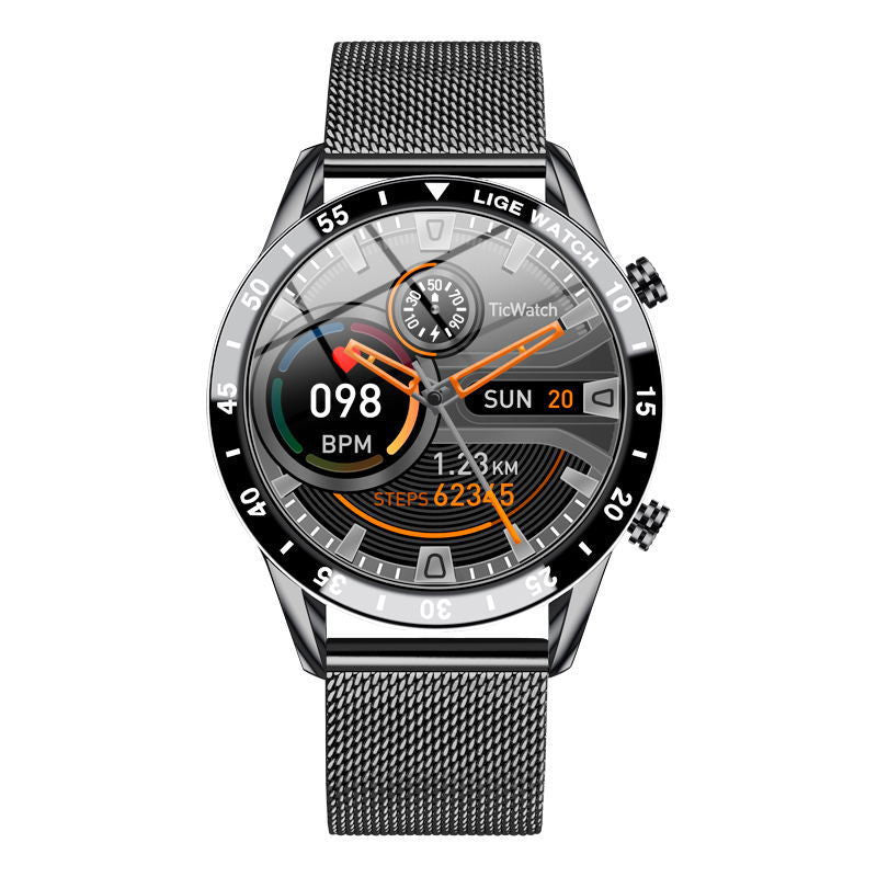 LoomTech BW0189™ — Multifunctional Smartwatch with Bluetooth Calling, Fitness Tracking, Heart Rate & Blood Pressure Monitor (30M Waterproof)