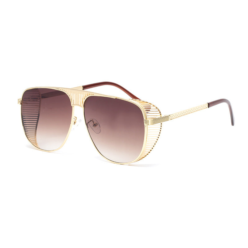 LoomTech™ Hollow Frame Sunglasses – UV400 Metal Fashion Eyewear for Men & Women (Model 2063)