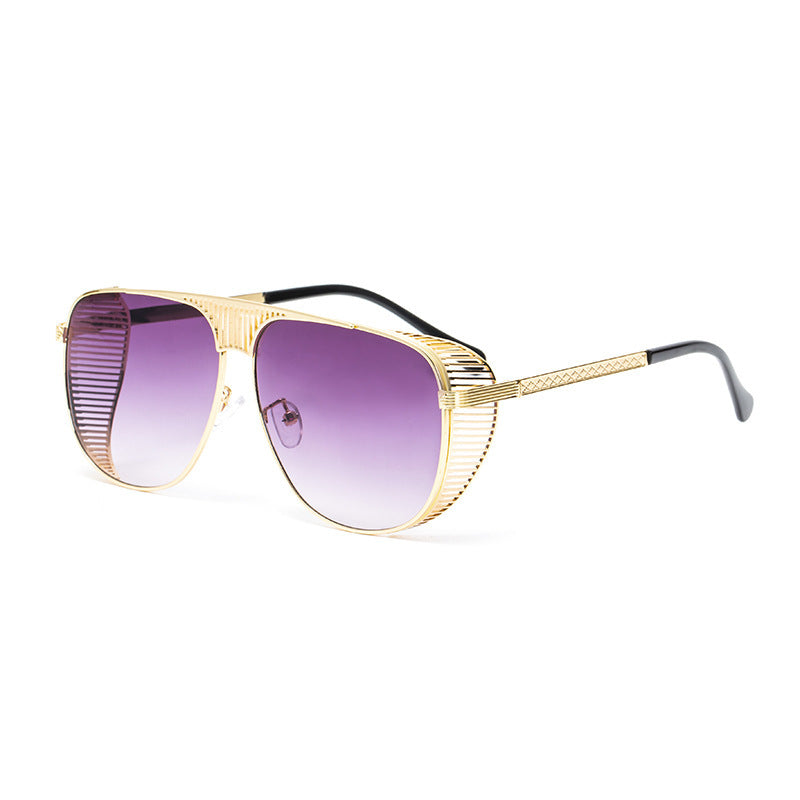 LoomTech™ Hollow Frame Sunglasses – UV400 Metal Fashion Eyewear for Men & Women (Model 2063)