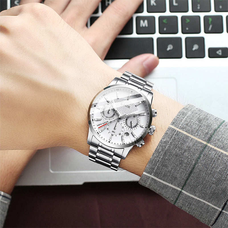 LoomTech TitanEdge™ — Men’s Fashion Sport Watch | Mechanical Precision, Mineral Glass Mirror & Lifetime Warranty