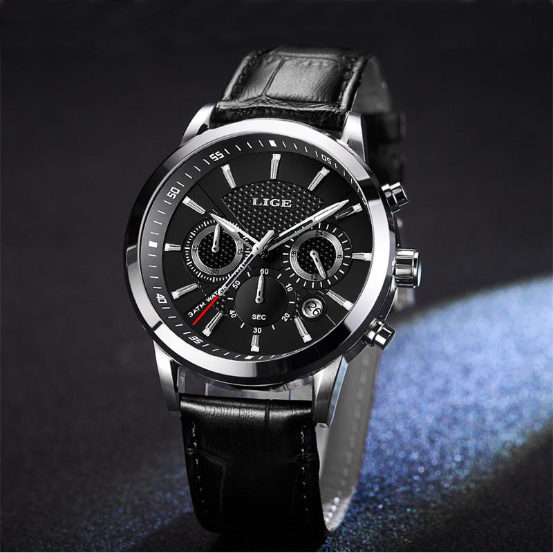 LoomTech TitanEdge™ — Men’s Fashion Sport Watch | Mechanical Precision, Mineral Glass Mirror & Lifetime Warranty
