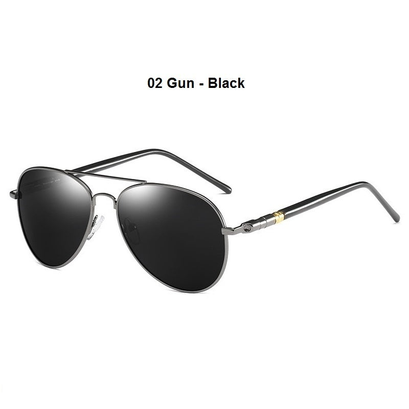 LoomTech™ Unisex Polarized Sunglasses – Metal Frame UV400 Protective Eyewear for Men & Women