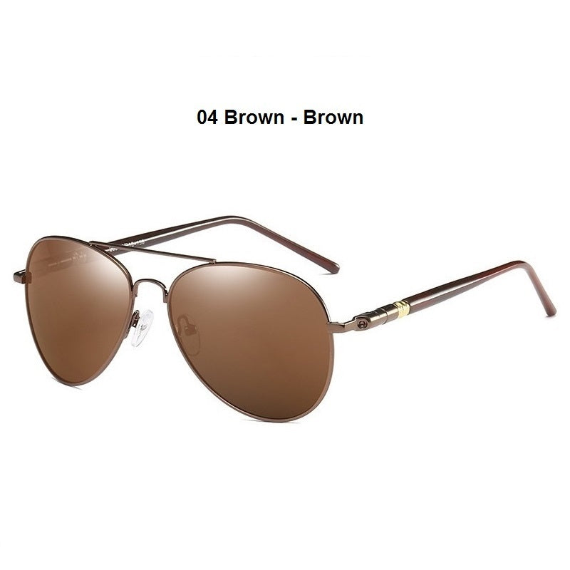 LoomTech™ Unisex Polarized Sunglasses – Metal Frame UV400 Protective Eyewear for Men & Women