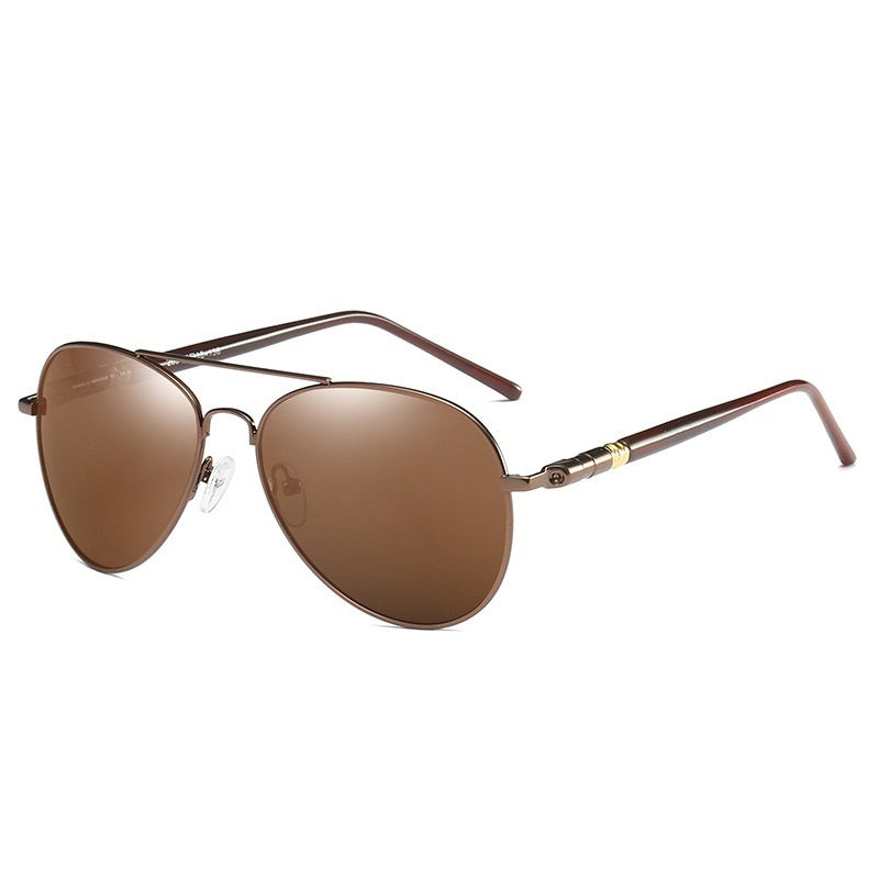 LoomTech™ Unisex Polarized Sunglasses – Metal Frame UV400 Protective Eyewear for Men & Women