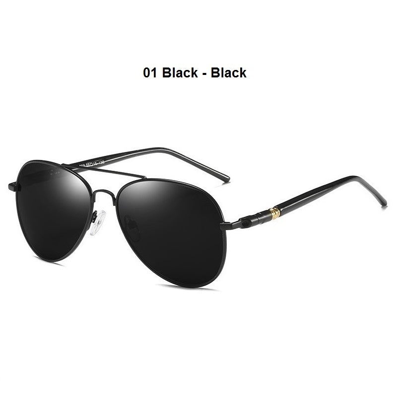 LoomTech™ Unisex Polarized Sunglasses – Metal Frame UV400 Protective Eyewear for Men & Women