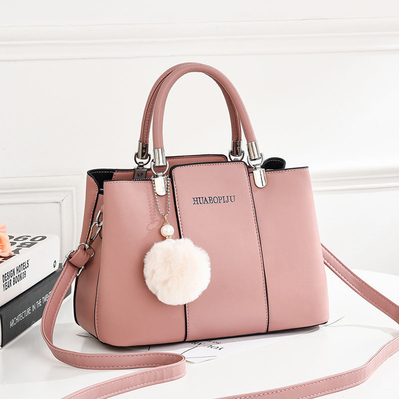 LoomTech™ Trendy Large-Capacity Shoulder Bag – PU Leather Handbag for Women