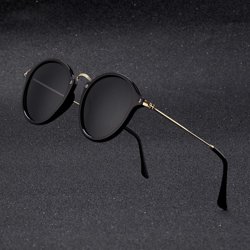 LoomTech™ Round Metal Sunglasses – Unisex UV400 HD Lens Eyewear for Men & Women
