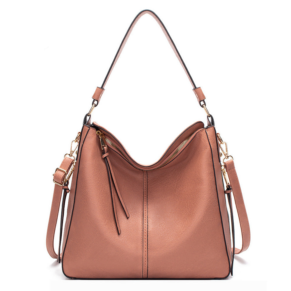 LoomTech™ Classic Hobo Shoulder Bag – Large PU Leather Crossbody Tote Handbag for Women