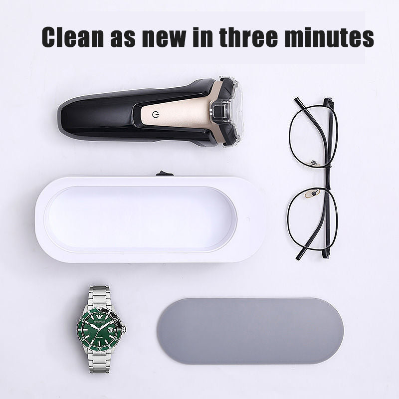 LoomTech™ Ultrasonic Cleaning Machine – High-Frequency Jewelry & Glasses Washer (45kHz, 5W)