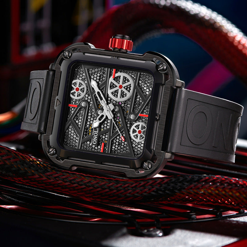LoomTech ChronoEdge™ — Men’s Mechanical Watch | 44mm Stainless Steel Design, 30M Waterproof, Automatic Precision Movement