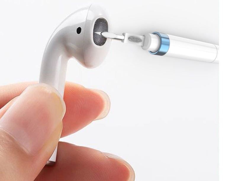 LoomTech™ 3-in-1 Headphone Cleaning Pen – Earbud, Keyboard & Device Cleaning Brush Kit