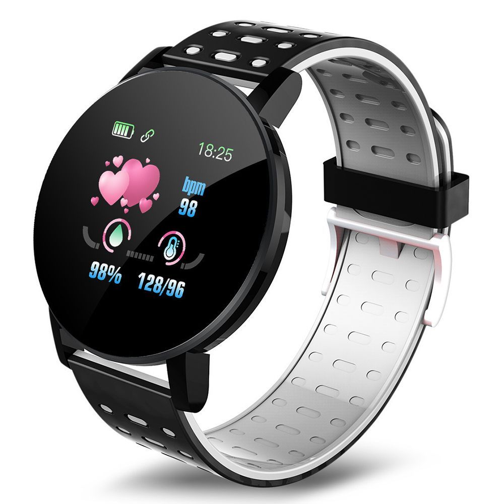 LoomTech 119 Plus™ — Bluetooth Smartwatch with Heart Rate Monitor, Vibration Alerts & 7-Day Battery Life