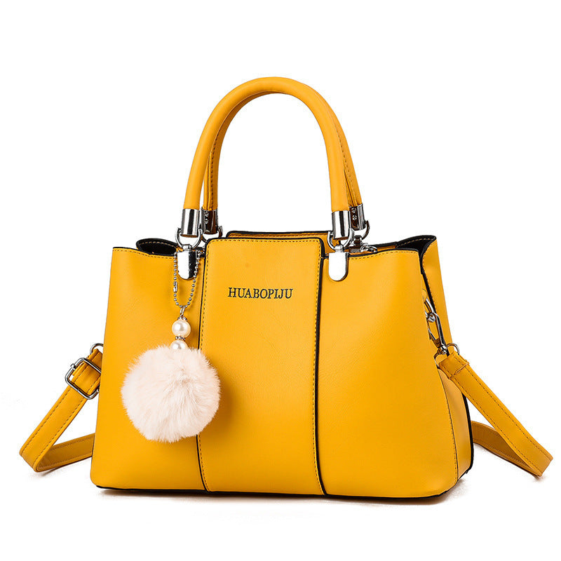 LoomTech™ Trendy Large-Capacity Shoulder Bag – PU Leather Handbag for Women