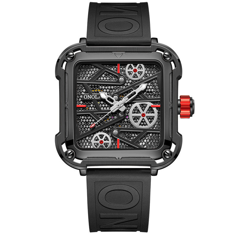 LoomTech ChronoEdge™ — Men’s Mechanical Watch | 44mm Stainless Steel Design, 30M Waterproof, Automatic Precision Movement