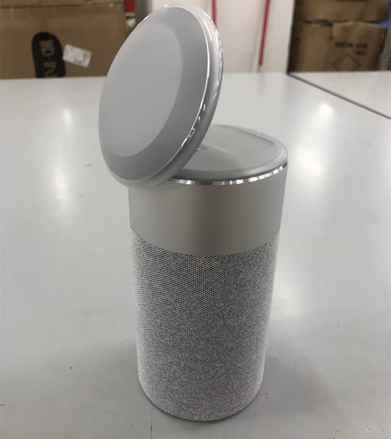 LoomTech™ 3-in-1 Wireless Charger & Bluetooth Speaker – Touch Lamp Station for iPhone & AirPods
