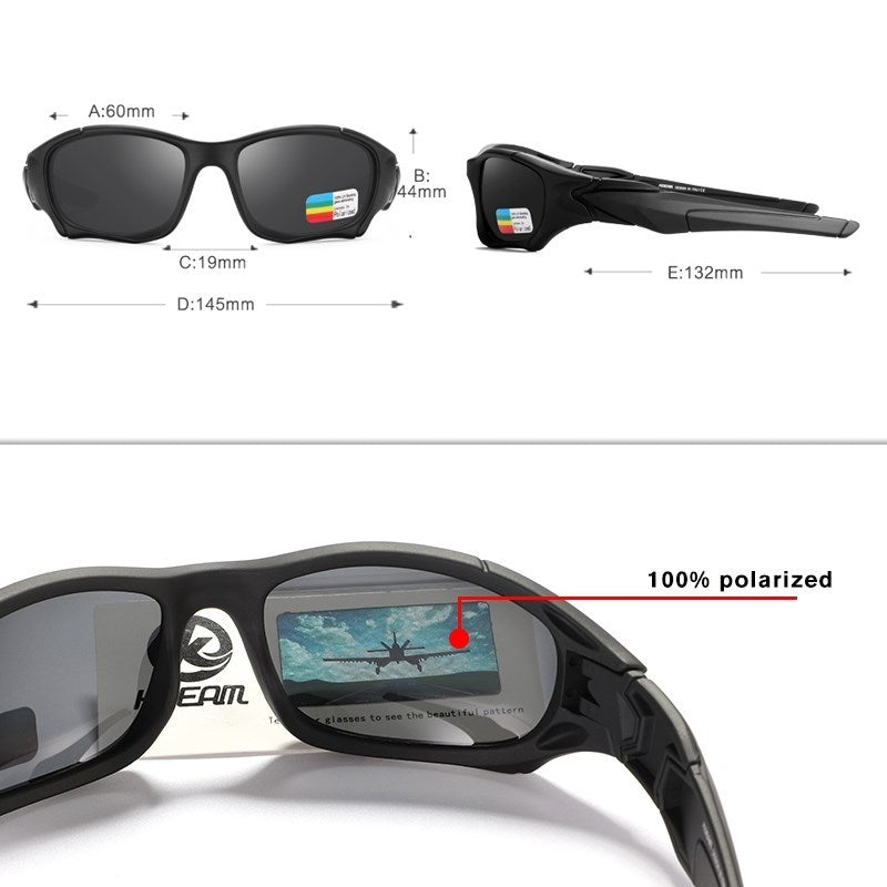 LoomTech™ Vintage Pilot Sunglasses – Unisex Polarized TAC Lens UV400 Sport Eyewear