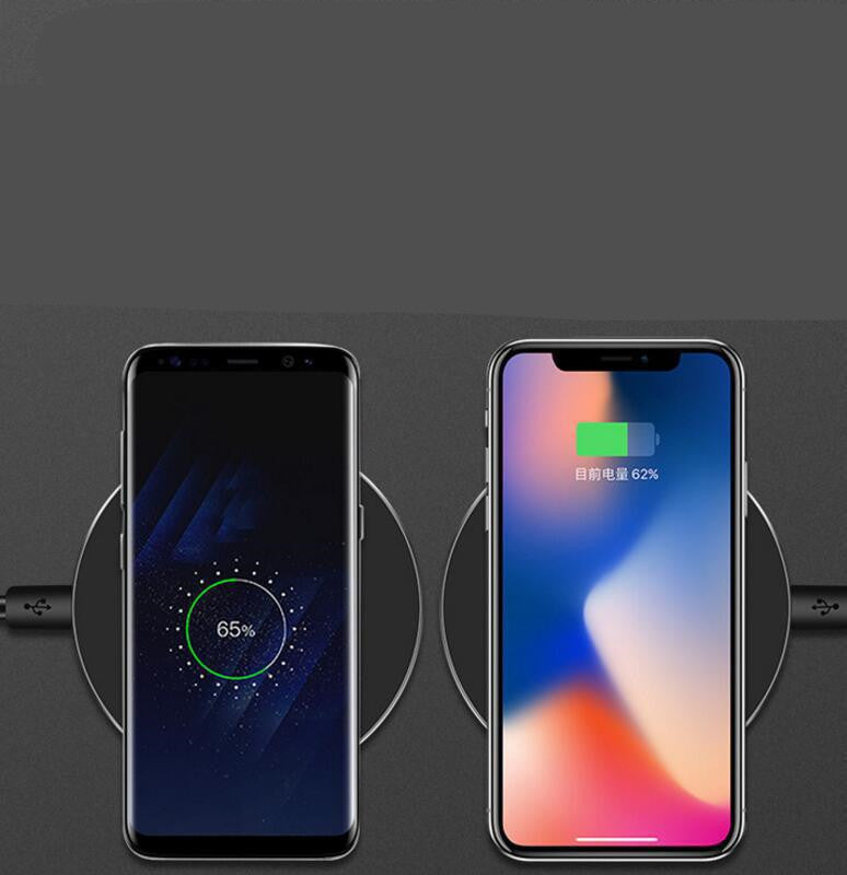 LoomTech™ Fast Wireless Charging Pad – High-Speed Charger for iPhone & Samsung Devices