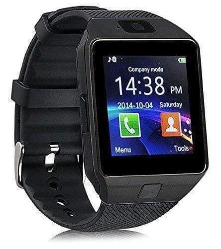 LoomTech DZ09™ — Smart Sports Watch with SIM Card & Camera | Bluetooth Calls, Fitness Tracking, Music, and Social Apps