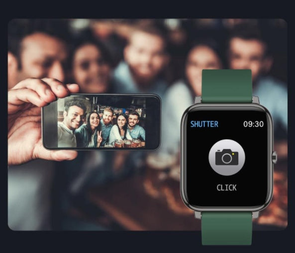 LoomTech P22™ — Smart Fitness Watch with IPS Color Display, Heart Rate Sensor & Bluetooth 4.0 Connectivity