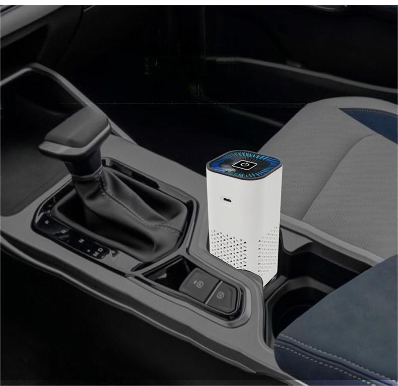 LoomTech™ Portable Car Air Purifier – Negative Ion Generator for Home & Vehicle Air Cleaning