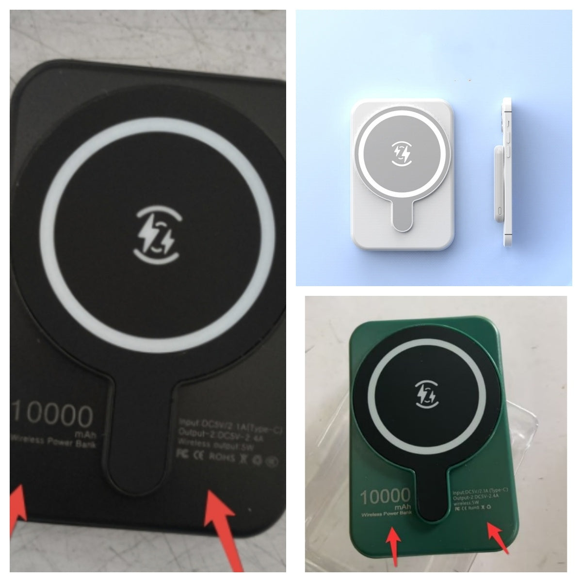 LoomTech™ Mini Magnetic Power Bank 5000mAh – Fast Wireless Charging Portable Battery for iPhone & More