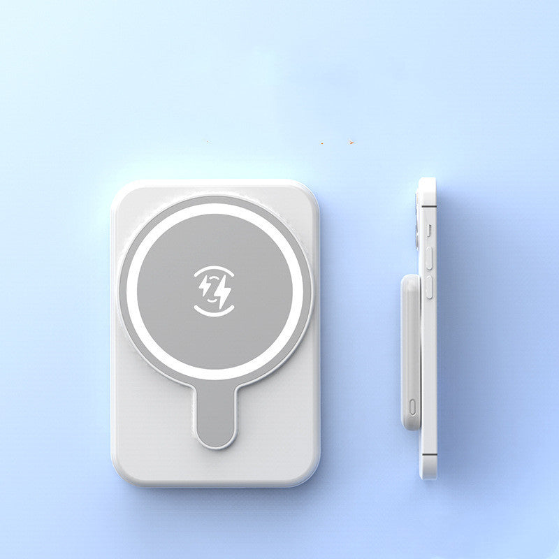 LoomTech™ Mini Magnetic Power Bank 5000mAh – Fast Wireless Charging Portable Battery for iPhone & More