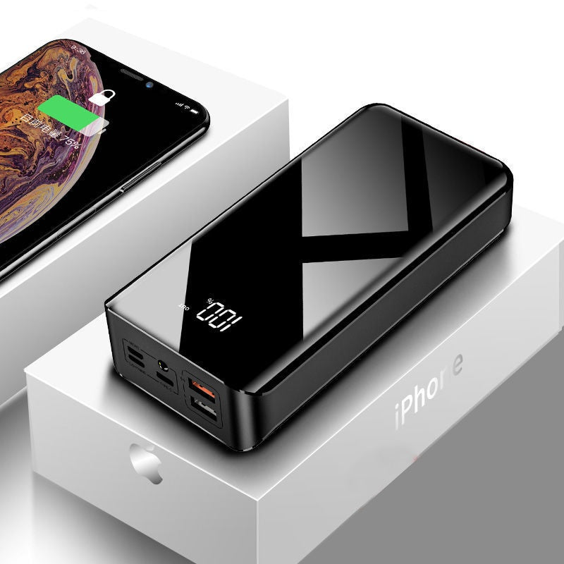 LoomTech™ 30,000mAh Power Bank – Dual USB Fast Charger with LCD Digital Display