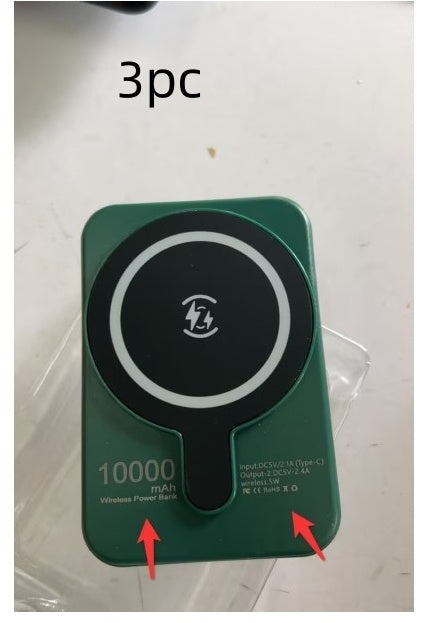 LoomTech™ Mini Magnetic Power Bank 5000mAh – Fast Wireless Charging Portable Battery for iPhone & More