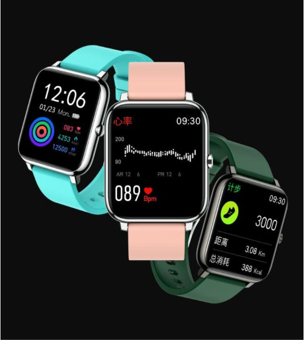 LoomTech P22™ — Smart Fitness Watch with IPS Color Display, Heart Rate Sensor & Bluetooth 4.0 Connectivity