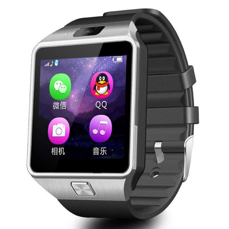 LoomTech DZ09™ — Smart Sports Watch with SIM Card & Camera | Bluetooth Calls, Fitness Tracking, Music, and Social Apps