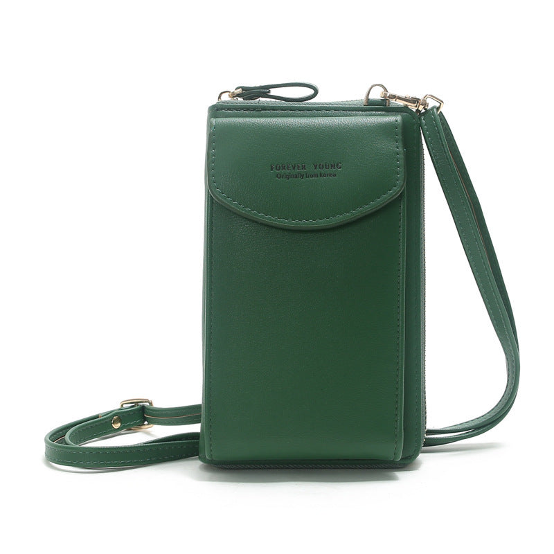 LoomTech™ PU Leather Crossbody Handbag – Smart, Stylish, and Functional