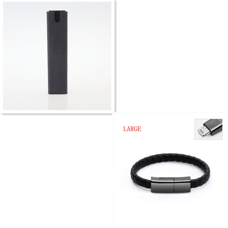 LoomTech™ 2-in-1 Screen Cleaner Kit – Spray & Microfiber Cloth for Phone, Laptop, and TV Screens