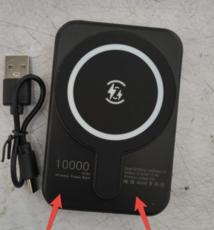 LoomTech™ Mini Magnetic Power Bank 5000mAh – Fast Wireless Charging Portable Battery for iPhone & More