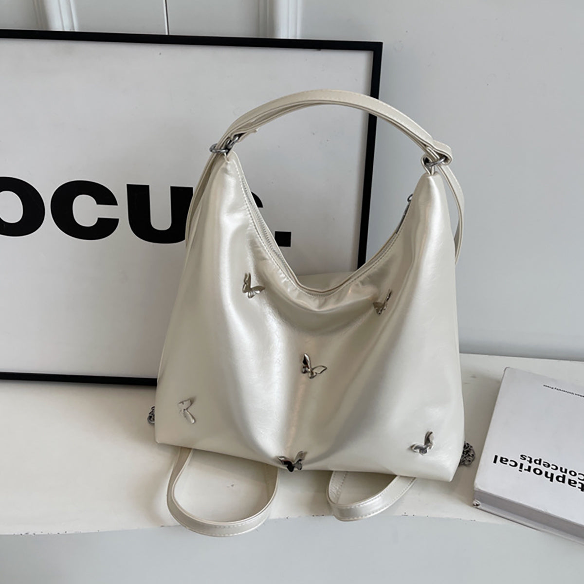 LoomTech™ Women’s Designer Hobo Handbag – Large PU Leather Crossbody & Shoulder Bag with Adjustable Strap