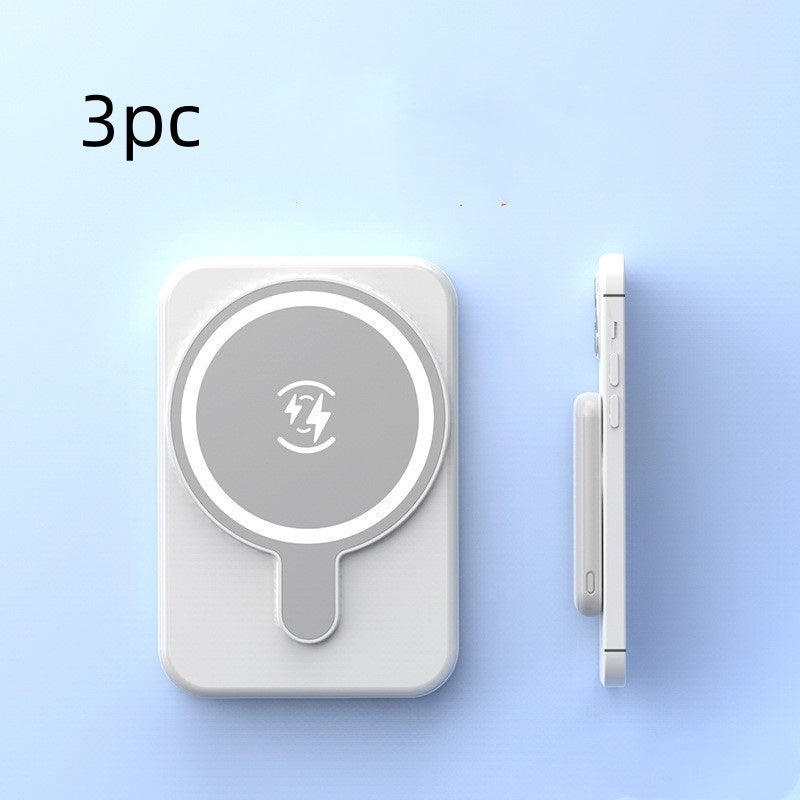 LoomTech™ Mini Magnetic Power Bank 5000mAh – Fast Wireless Charging Portable Battery for iPhone & More