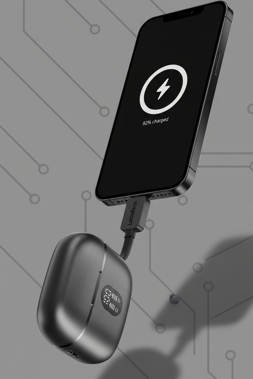 LoomTech BT6 – Bluetooth 6.0 Earbuds for iPhone & Android