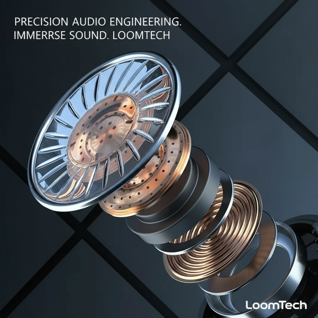 LoomTech M10 Pro – Wireless Bluetooth Earbuds with Power Display Case
