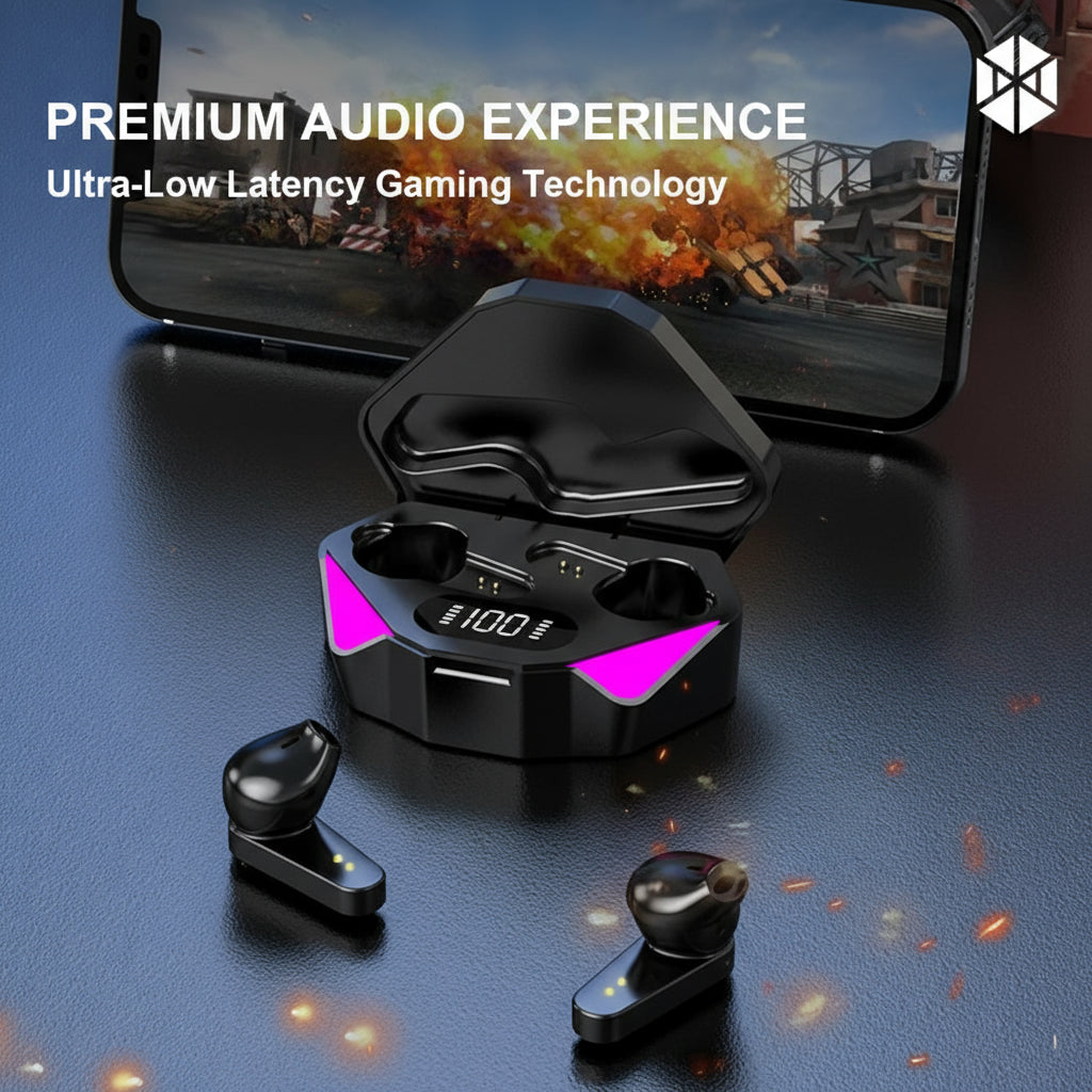 Loom Tech 9D Pro — True Wireless Gaming Earbuds With Precision Bass & HD Mic